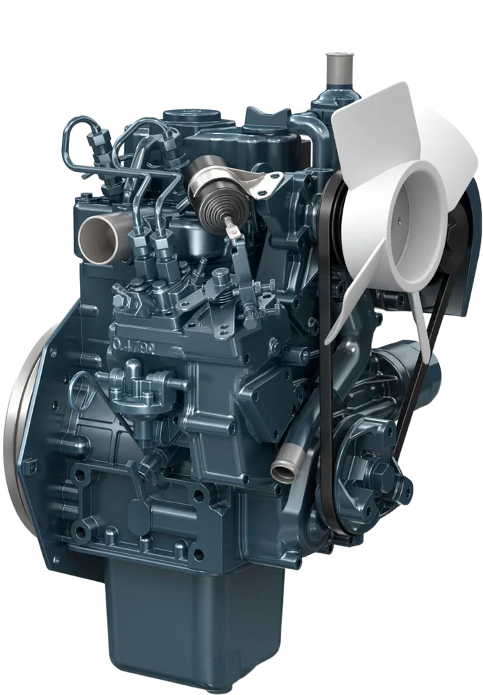 Motor Kubota Z482-E2B, natural, inyección indirecta, 13.3 HP / 3600 RPM, norma EPA/CARB Tier 2